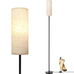 3200K Warm Yellow Light Modern Standing Lamp with Foot Switch 6W Bulb