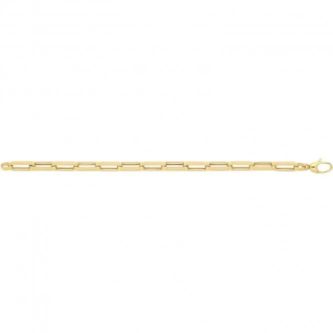 9ct Yellow Gold Hollow Bracelet BR695