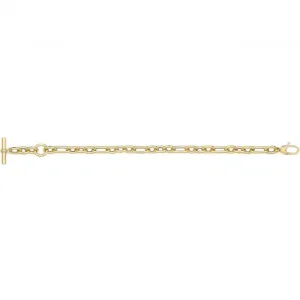 9ct Yellow Gold Hollow Bracelet NK446B