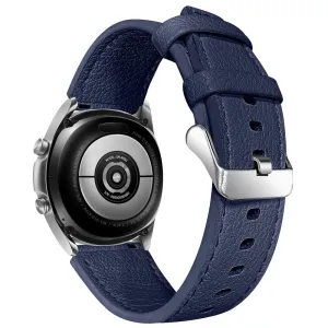 Amazfit Pace double-sided texture cowhide leather watch strap - Blue