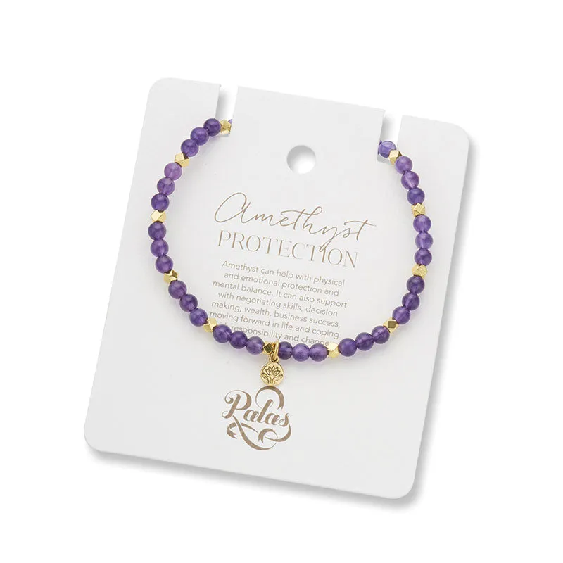 AMETHYST AURA OF GEM BRACELET