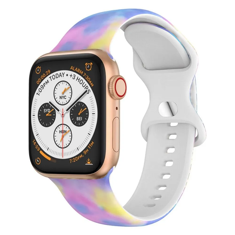 Apple Watch (45mm) design style silicone watch strap - Candy