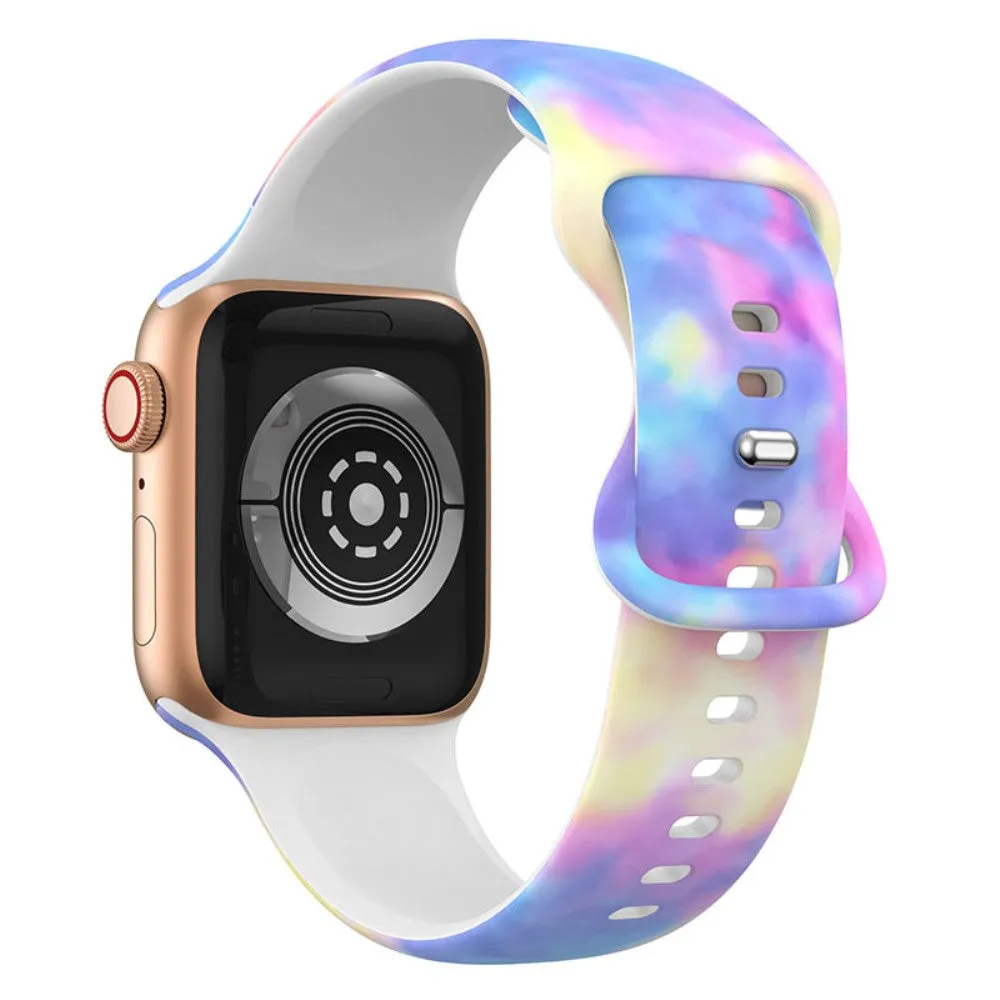 Apple Watch (45mm) design style silicone watch strap - Candy