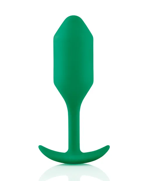 b-Vibe Weighted Snug Plug 2 - 114g - Green