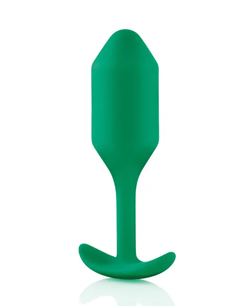 b-Vibe Weighted Snug Plug 2 - 114g - Green