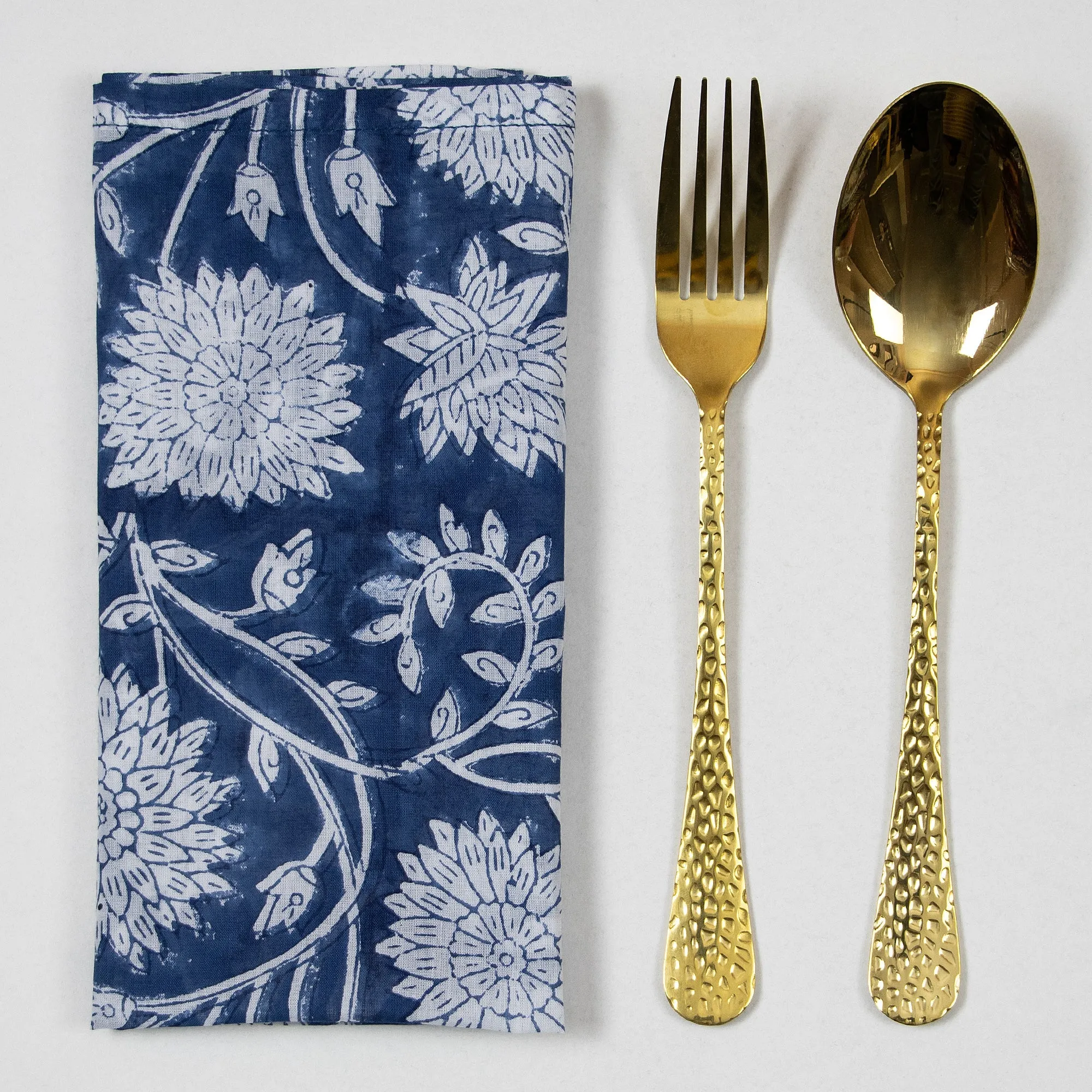 Beautiful Flower Print Cotton Eco Friendly Reusable Soft Napkins