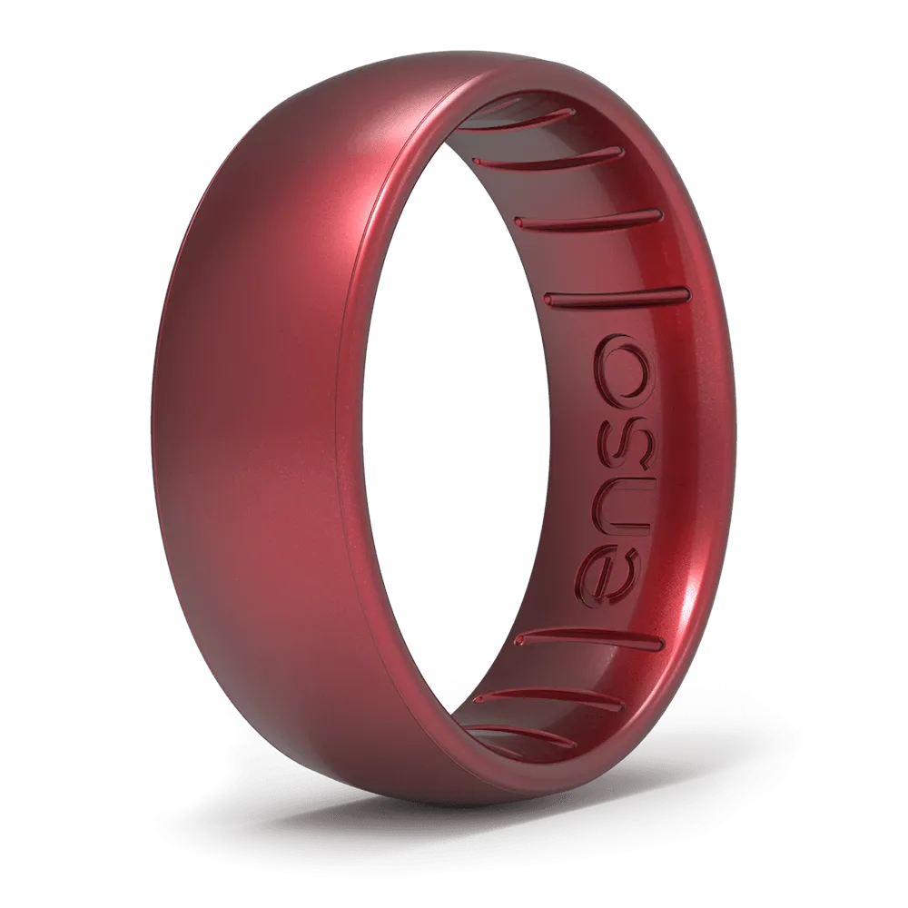 Birthstone Classic Silicone Ring - Ruby