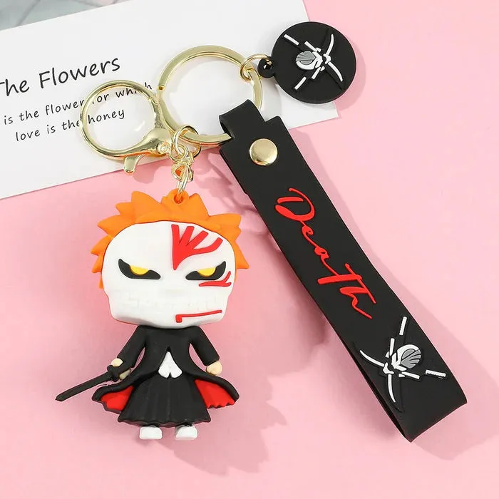 Bleach Anime | Bleach Ichigo | Silicone Lanyard Keychain