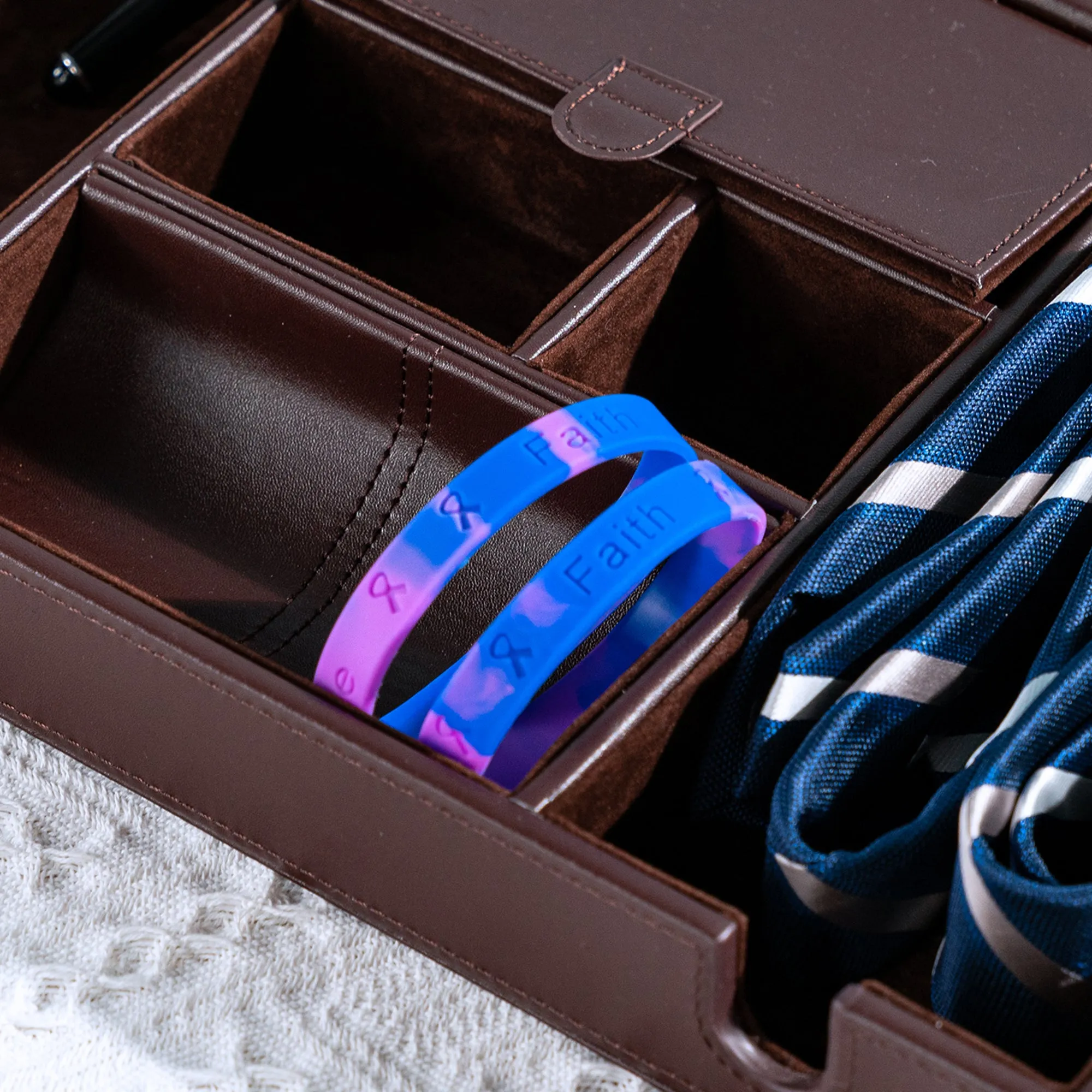 Blue & Purple Silicone Bracelets