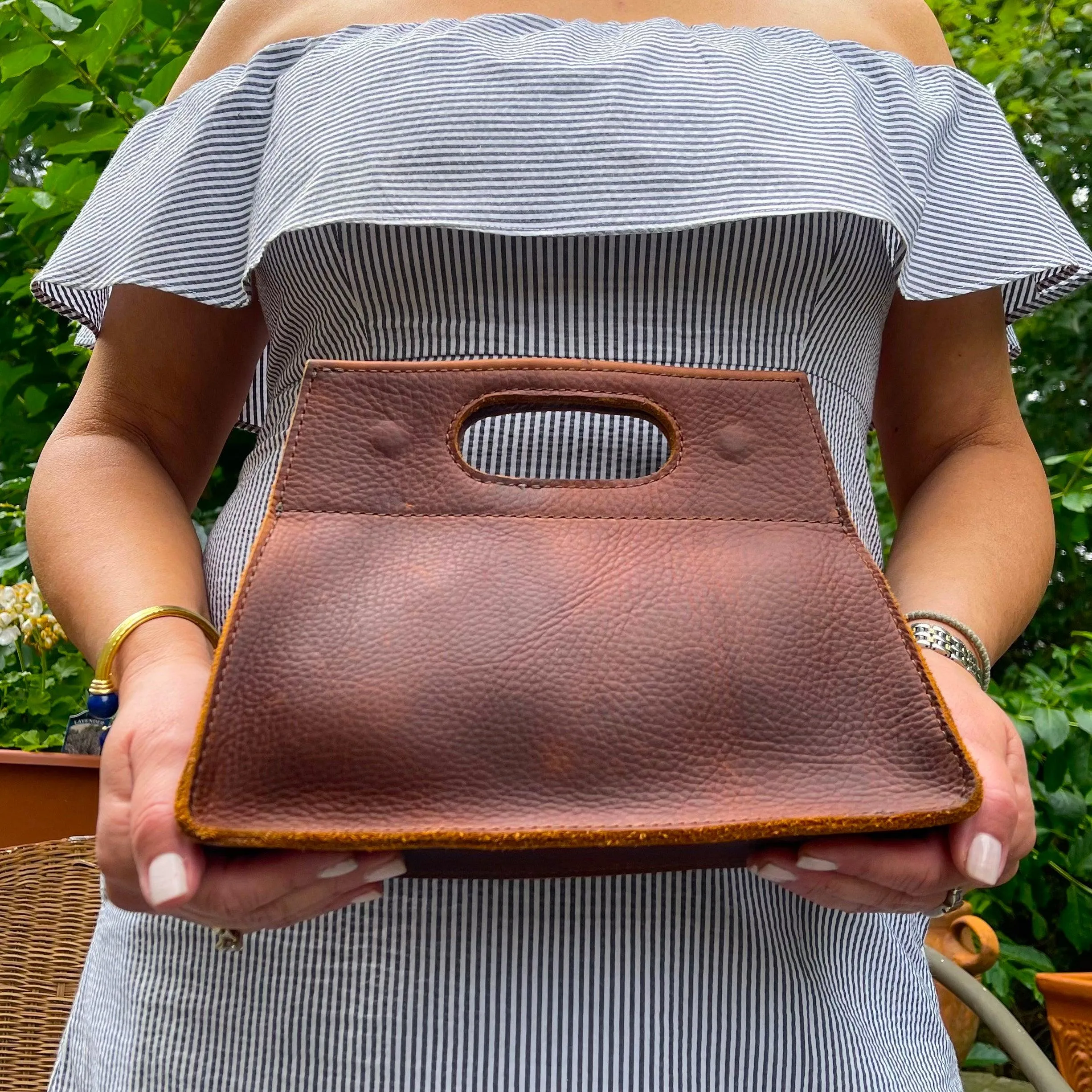 Blue Ridge Leather Bag in Brown