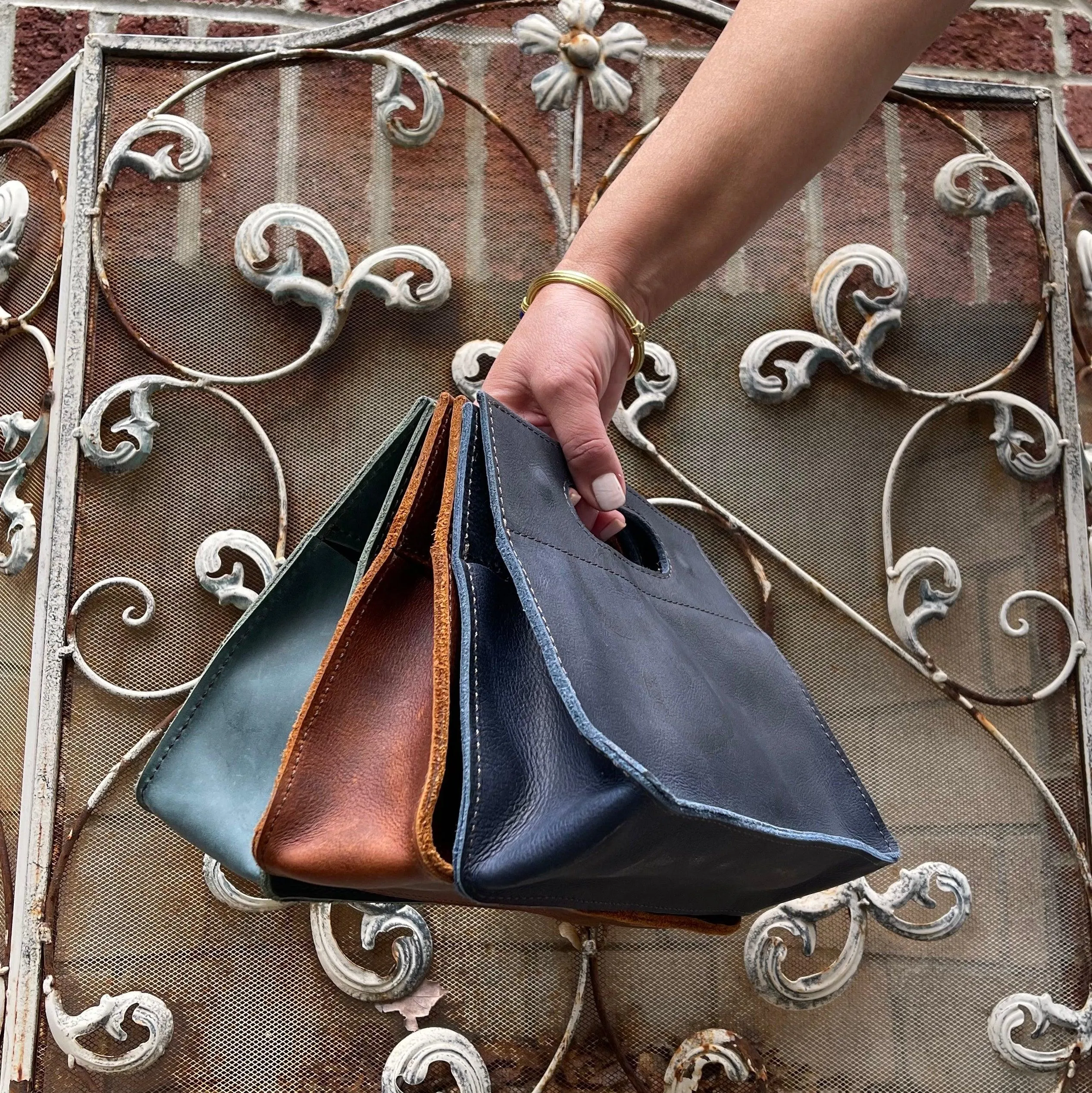 Blue Ridge Leather Bag in Brown