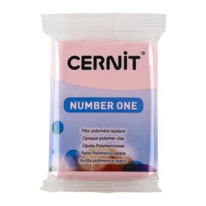 Cernit Number One Polymer Clay - Pink 2oz (56g) block