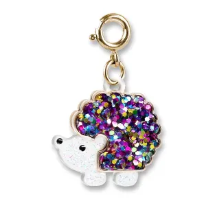 Charmit Gold Glitter Hedgehog Charm - Multicolour