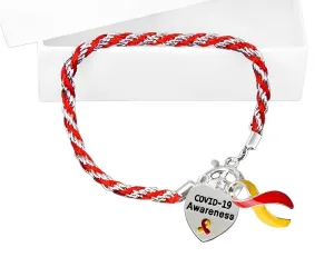 Coronavirus (COVID-19) Awareness Rope-Style Bracelets