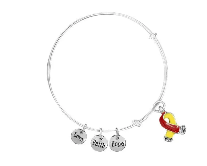 Coronavirus Disease (COVID-19) Awareness Retractable Charm Bracelets