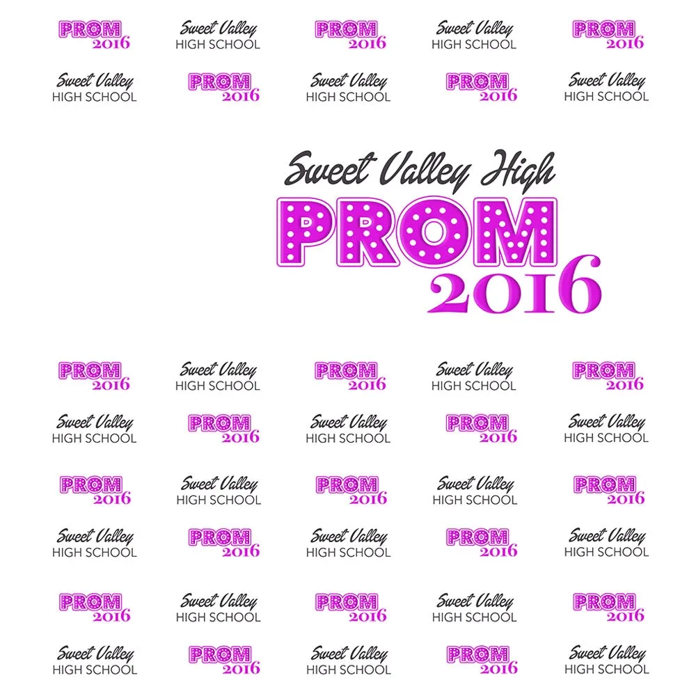 Custom Prom Printed Backdrop