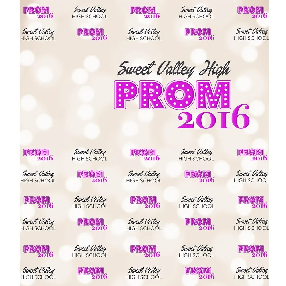 Custom Prom Printed Backdrop