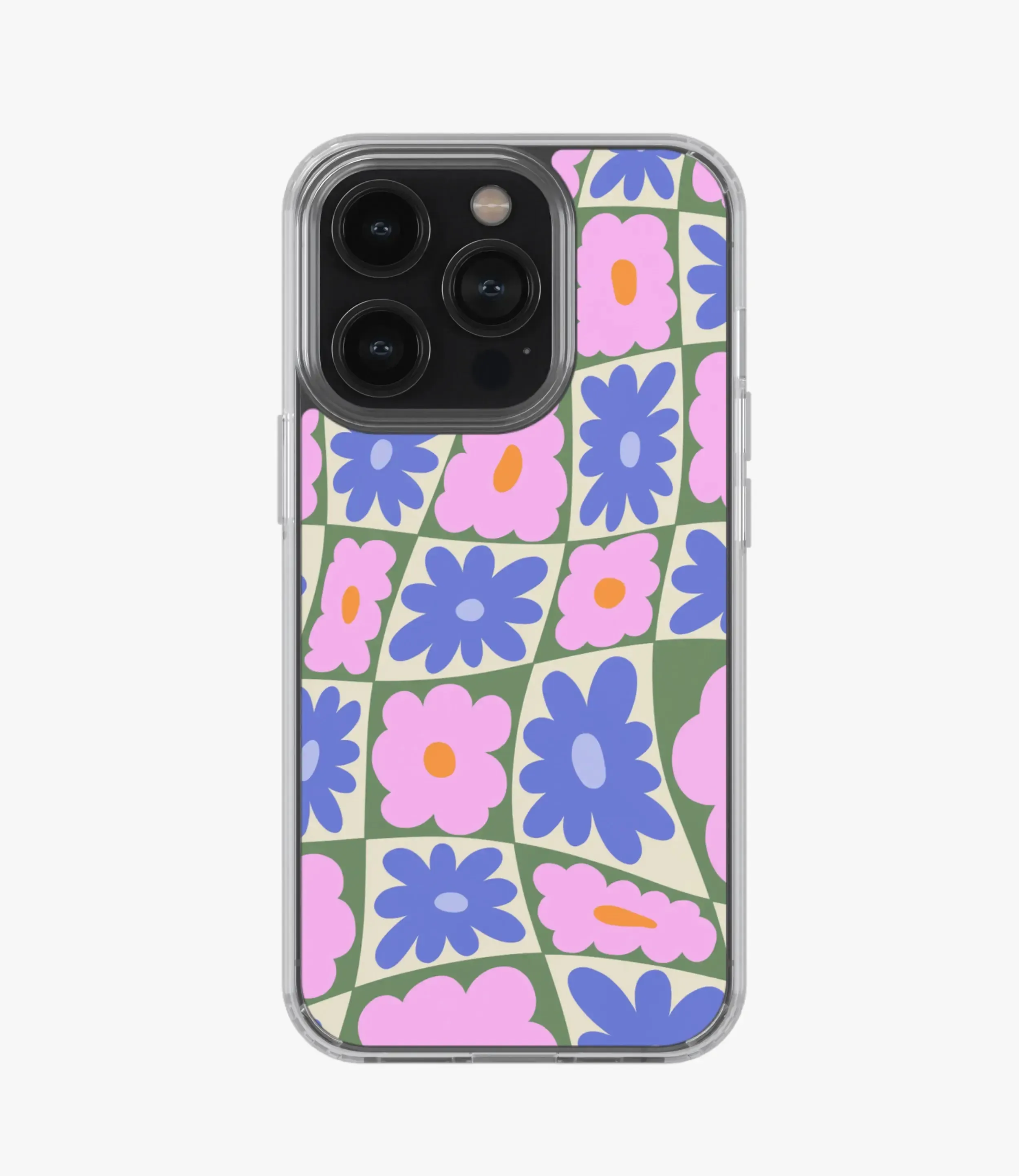 Daisy Swirl Floral Silicone Case