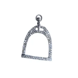 Diamond Stirrup Charm