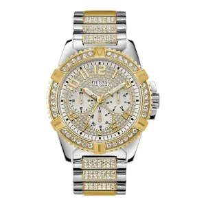 Guess Mens Sport Stainless Steel White Watch W0799G4