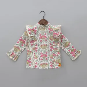 Intricate Floral Printed Top