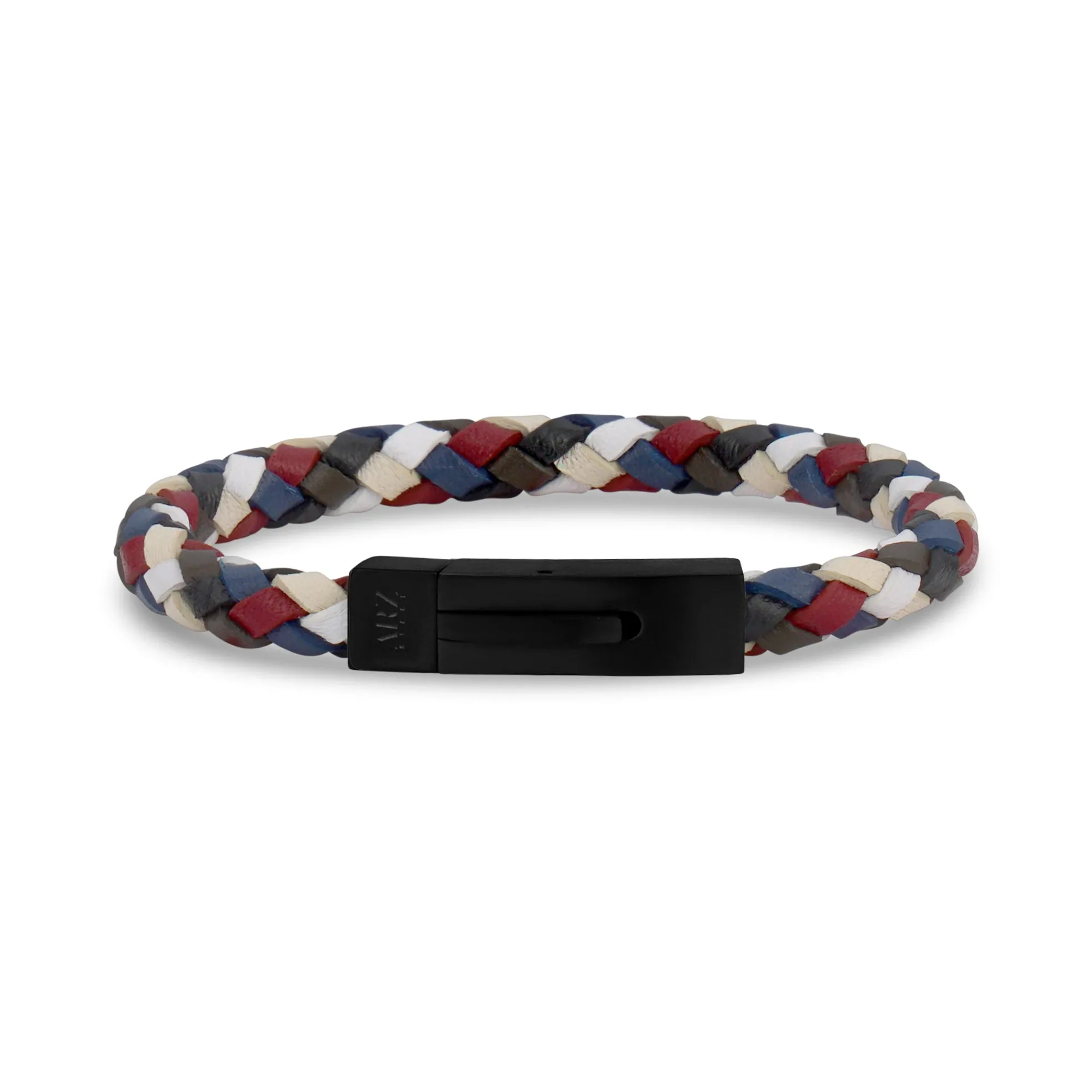 Kaleidoscopic Leather Bracelet | 6MM