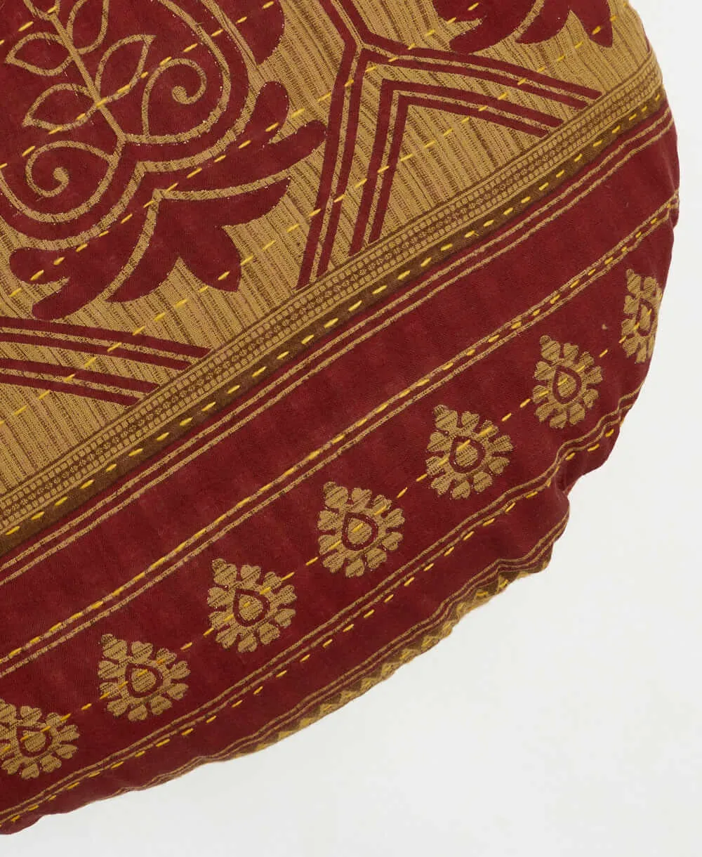 Kantha Round Pillow - No. 240302