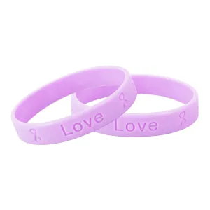 Lavender Silicone Bracelets