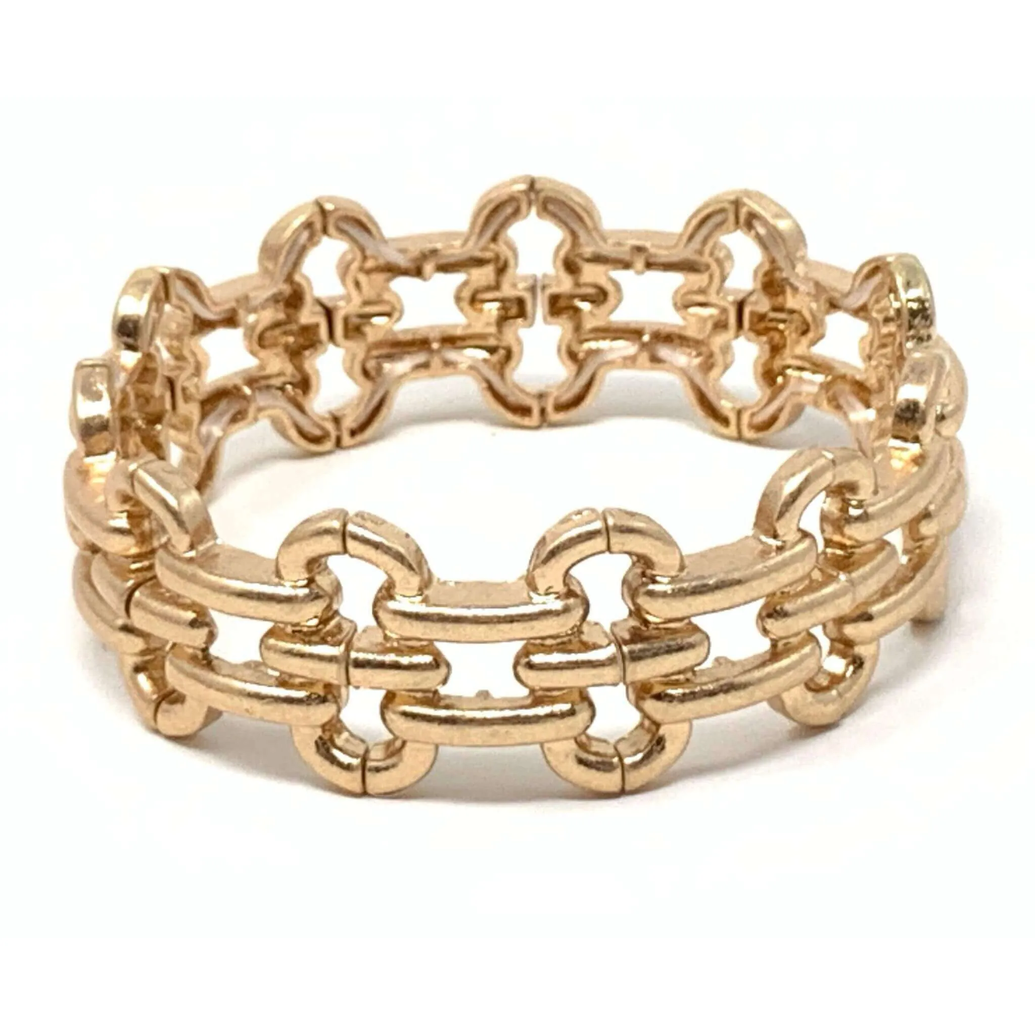 Link Cuff Stretch Bracelet