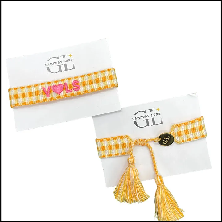 Love Vols Team Tassel Bracelet