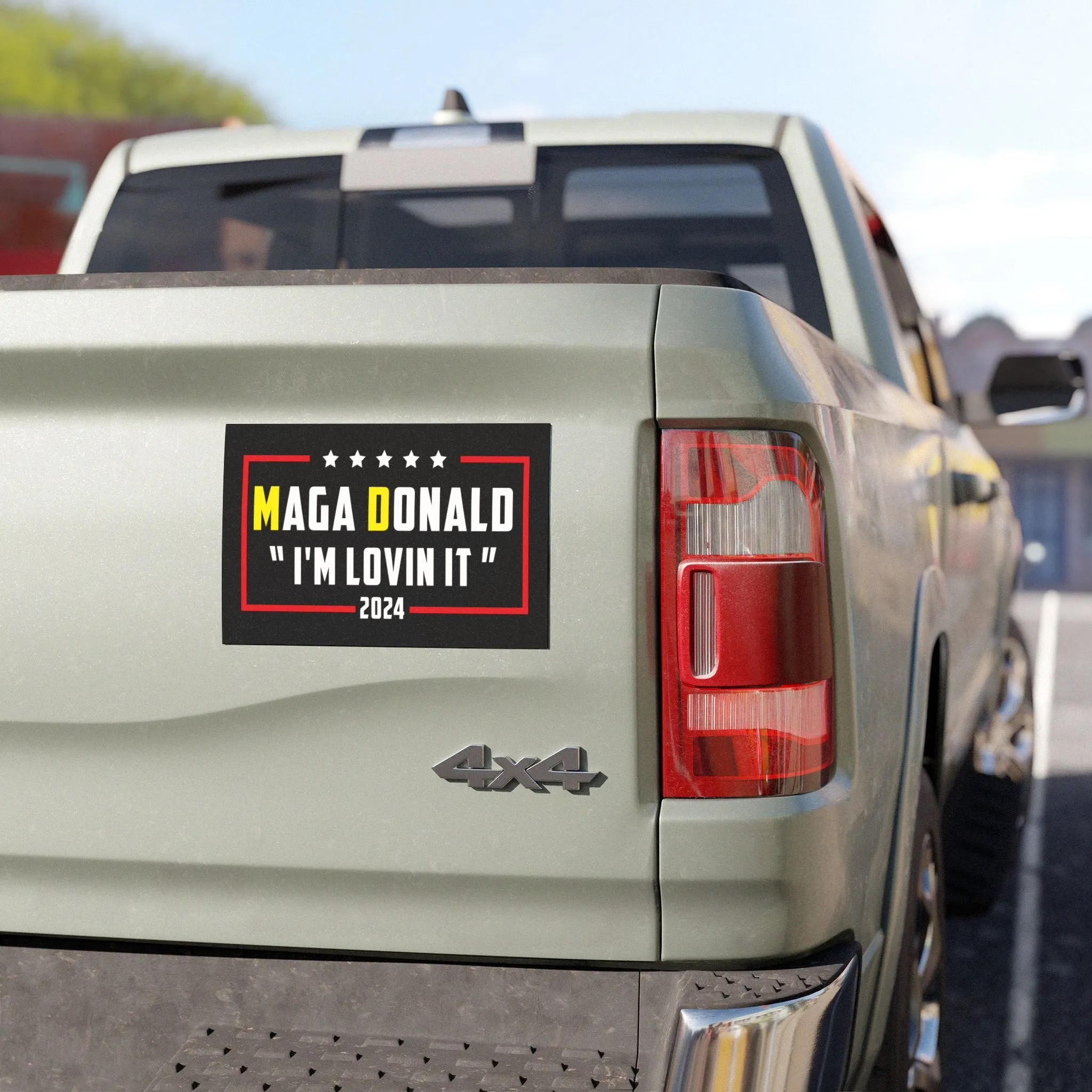 MAGA Donald "I'm Lovin' It" Car Magnet