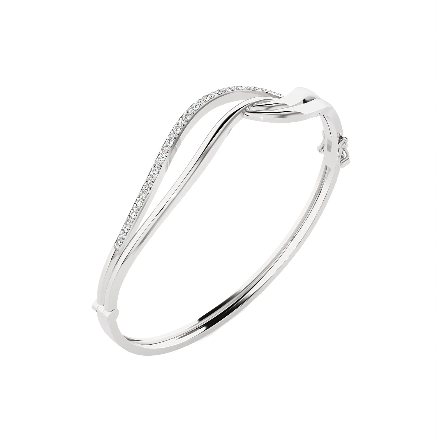 Maria Curved Bangle Bracelet