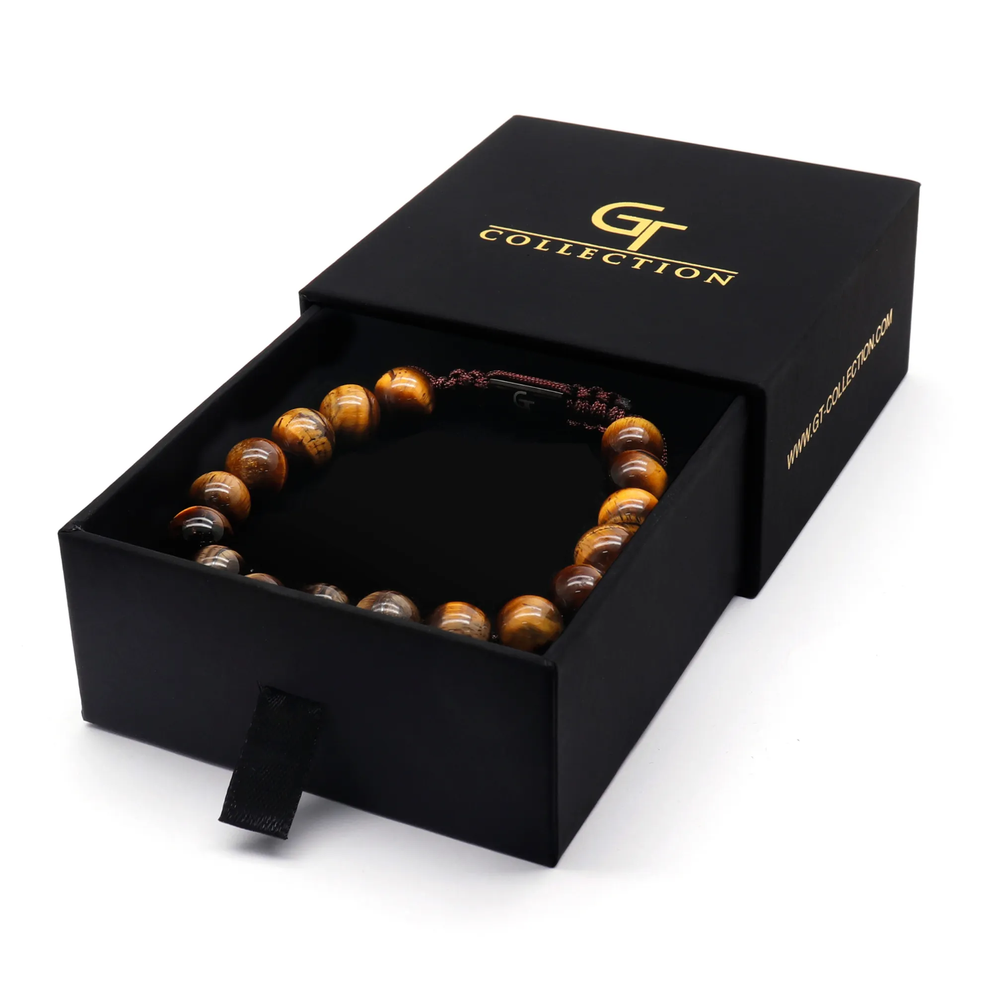 Men's TIGER EYE Beaded Bracelet