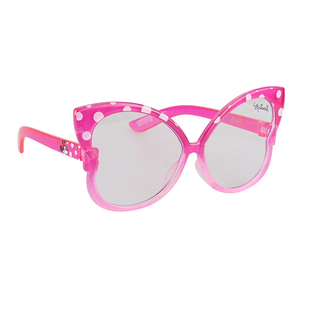 Minnie Mouse Pink Butterfly Blue Light Blocking Glasses