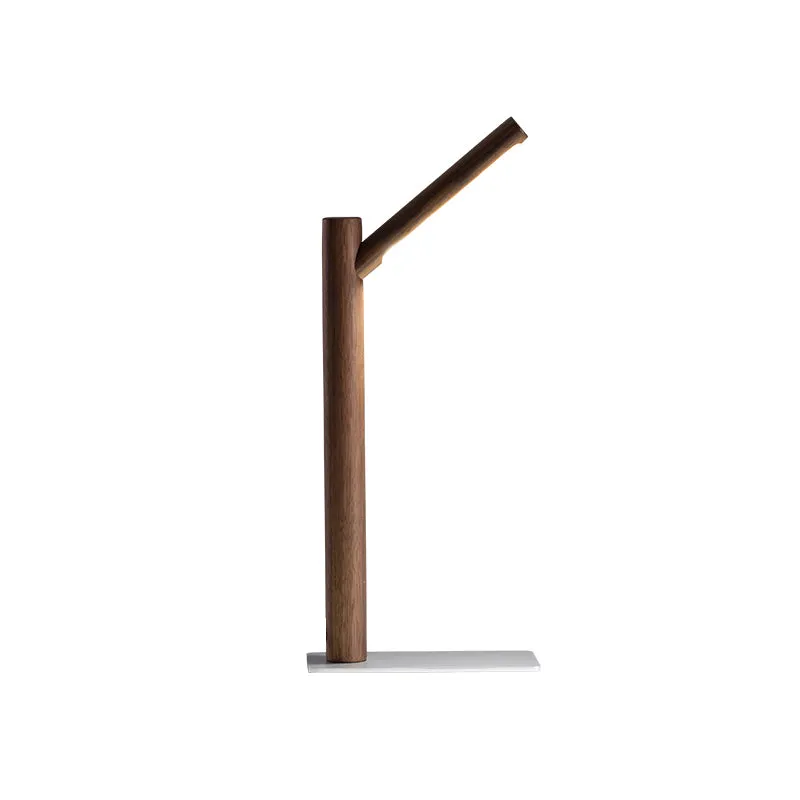 Nordic Solid Wood Eye Protecting Lamp with Magnetic Base