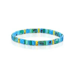 PACIFIC OCEAN - stackable stretch bracelet