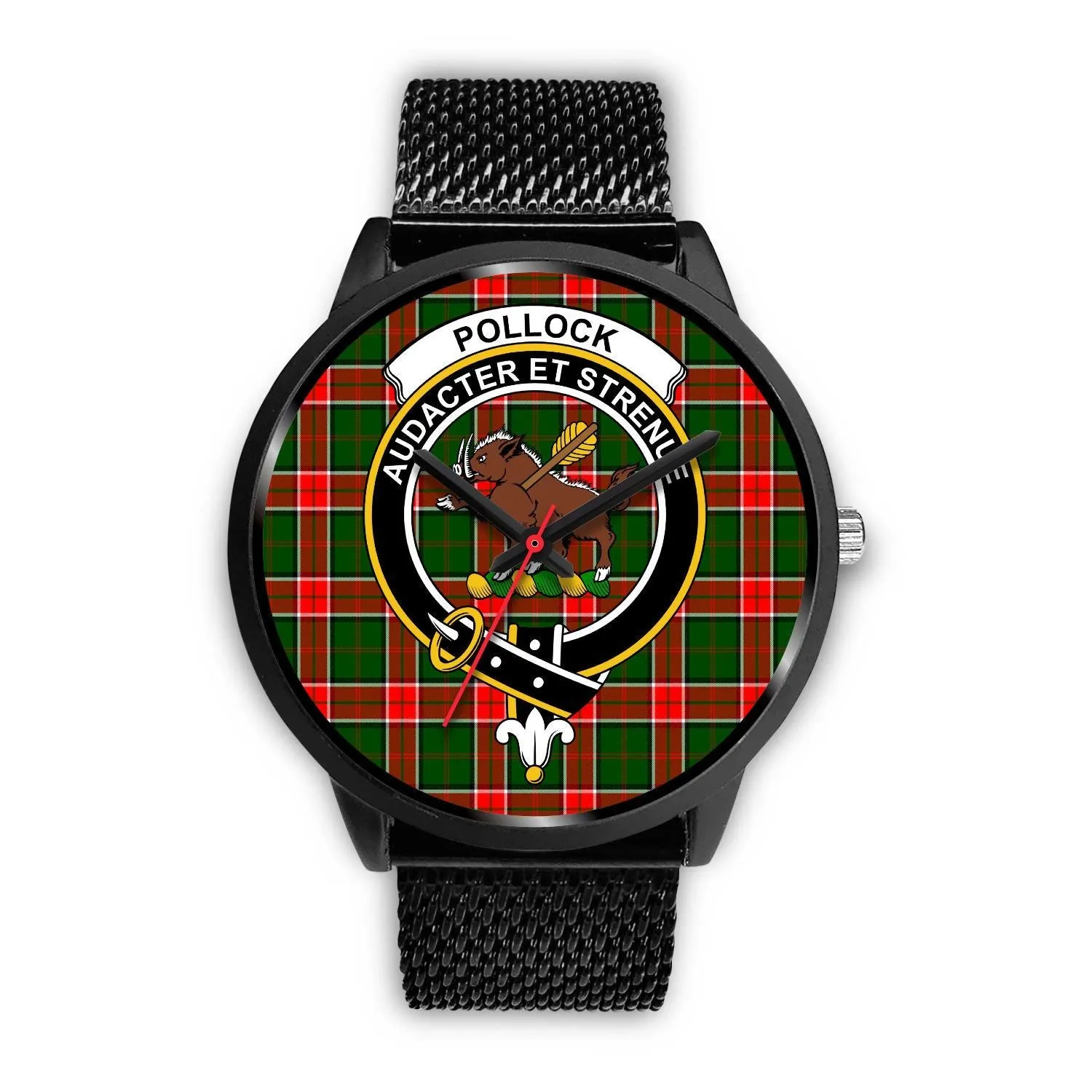 Pollock Modern Clan Badge Tartan Black Watch