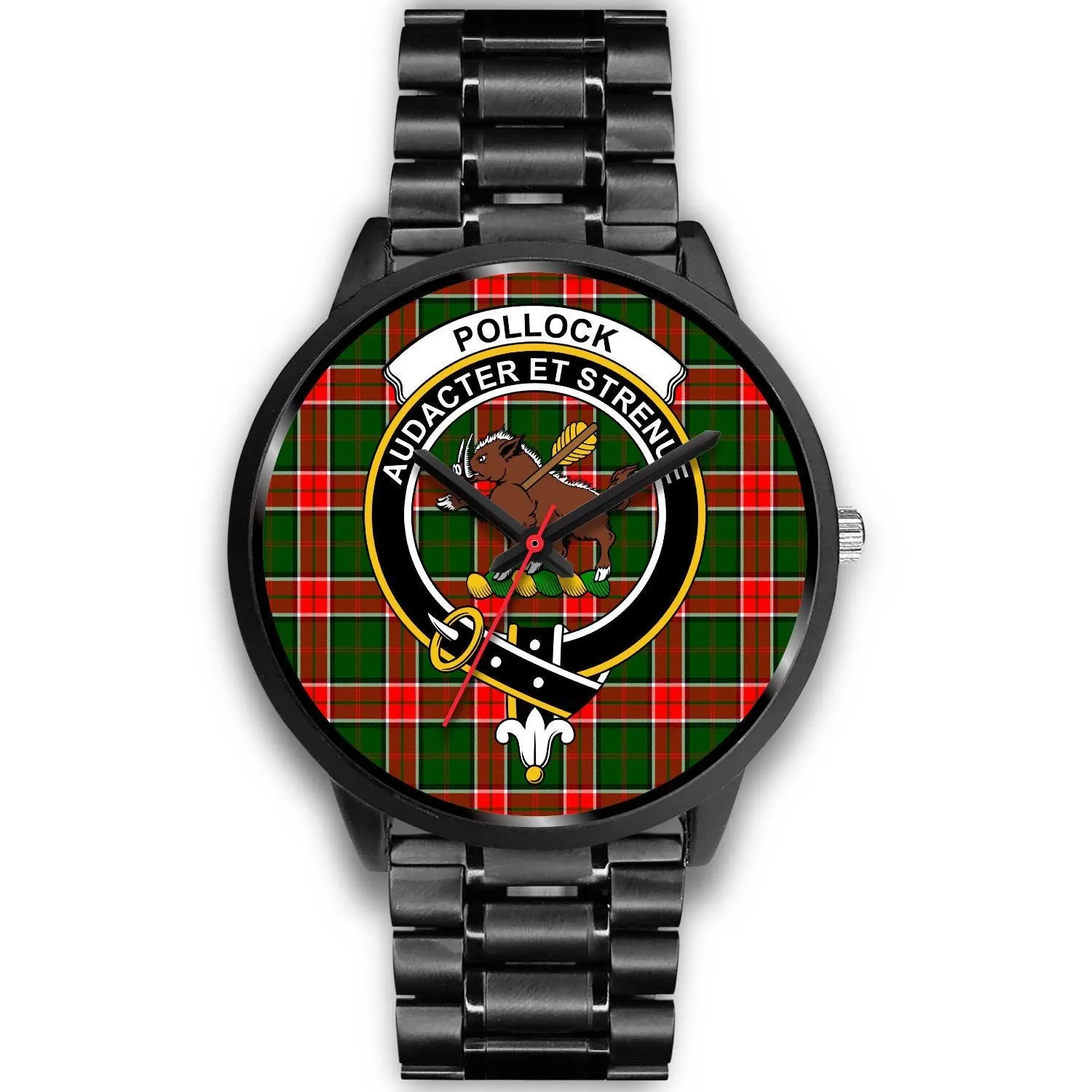 Pollock Modern Clan Badge Tartan Black Watch