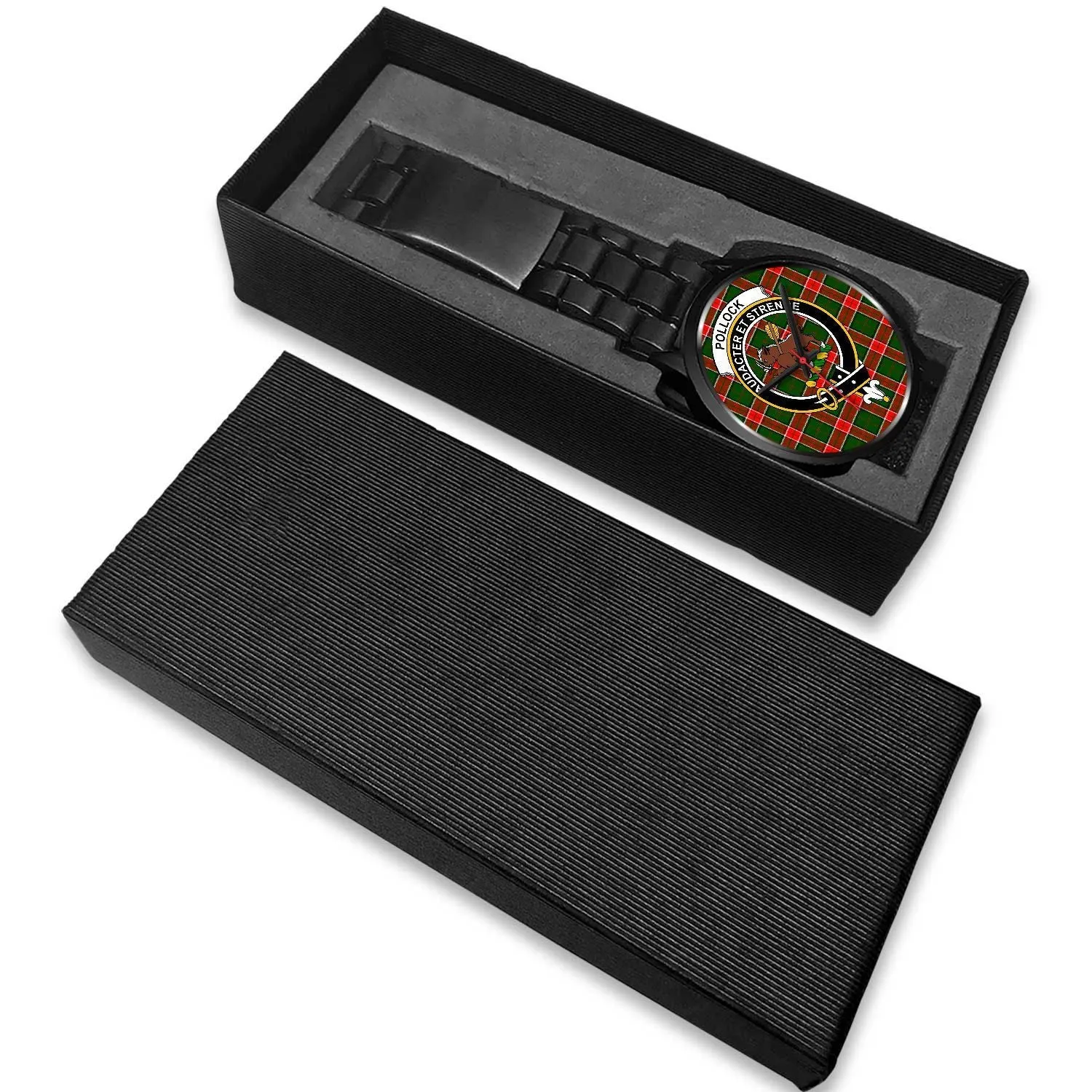 Pollock Modern Clan Badge Tartan Black Watch