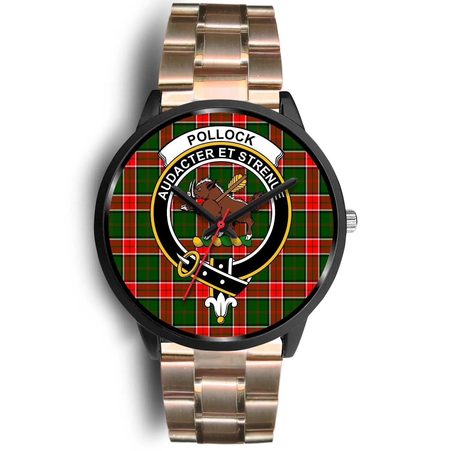 Pollock Modern Clan Badge Tartan Black Watch