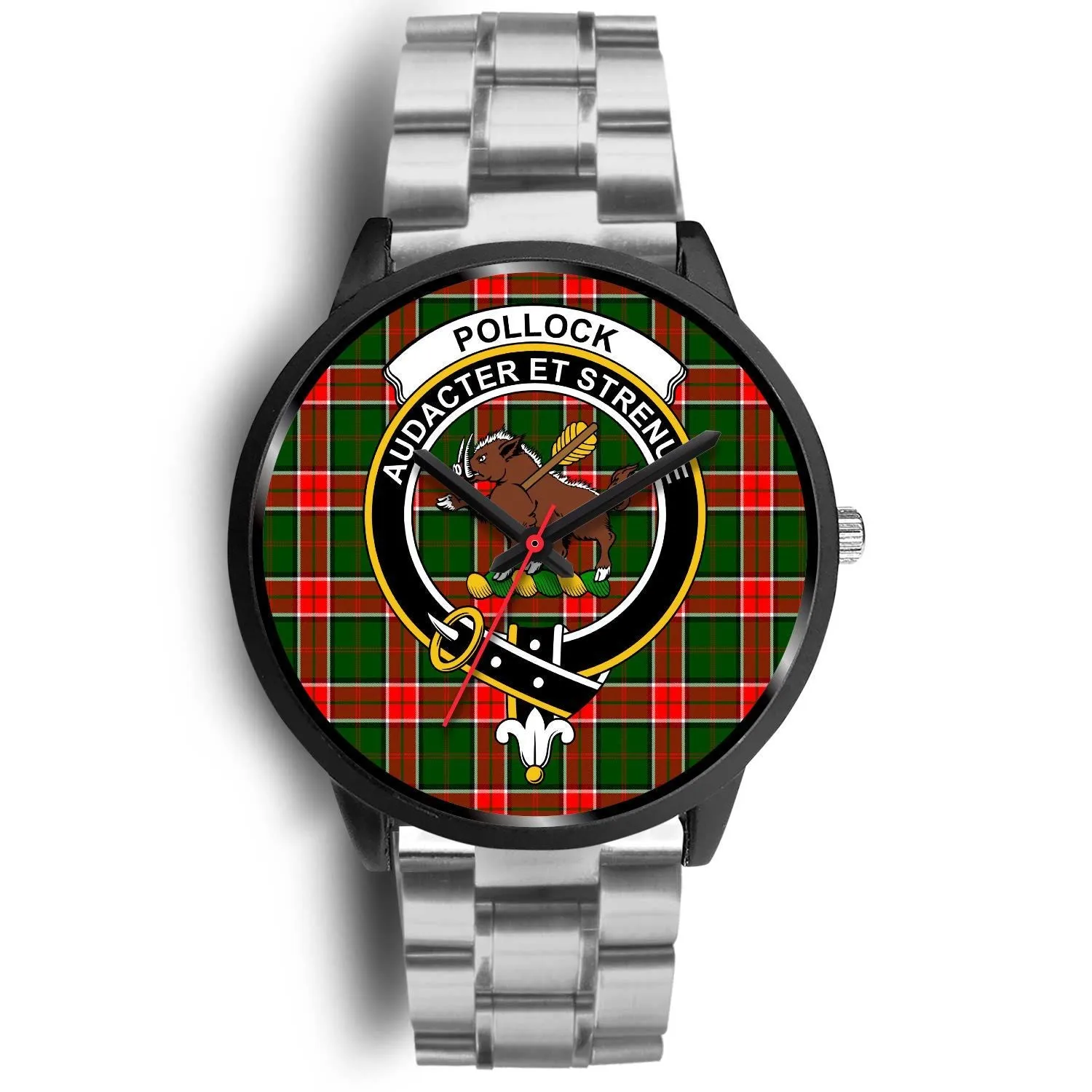 Pollock Modern Clan Badge Tartan Black Watch