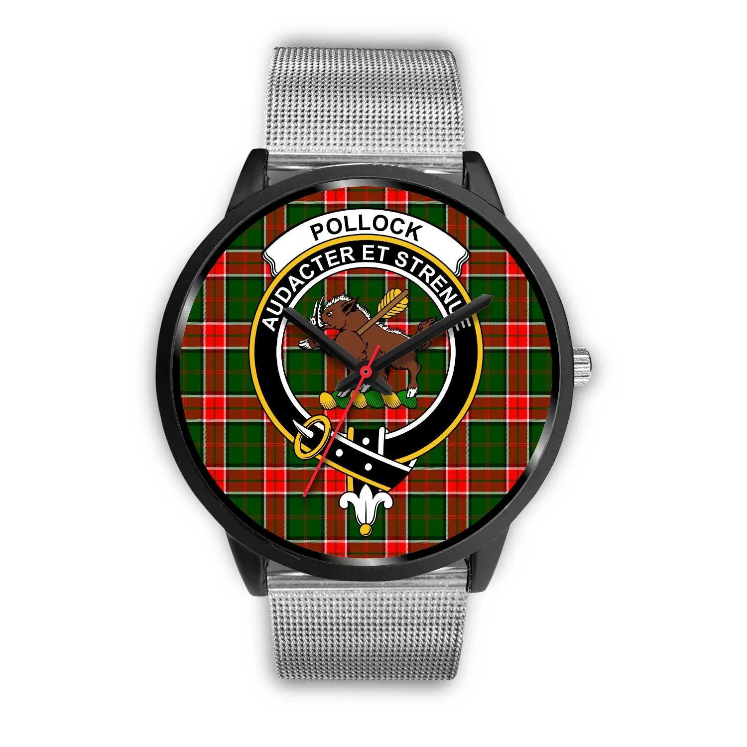 Pollock Modern Clan Badge Tartan Black Watch