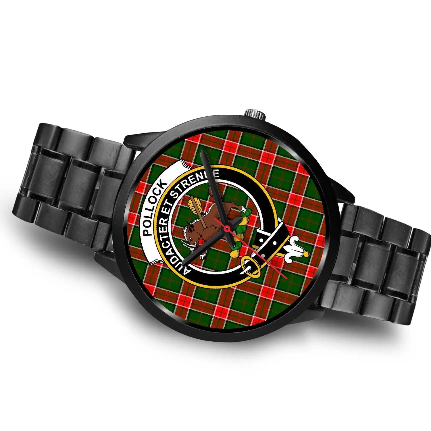 Pollock Modern Clan Badge Tartan Black Watch