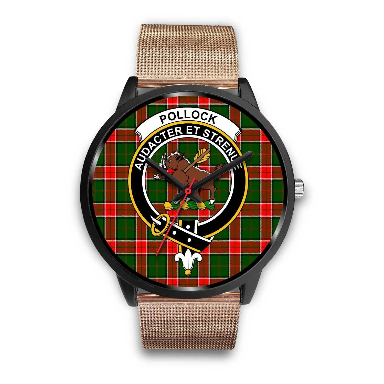 Pollock Modern Clan Badge Tartan Black Watch