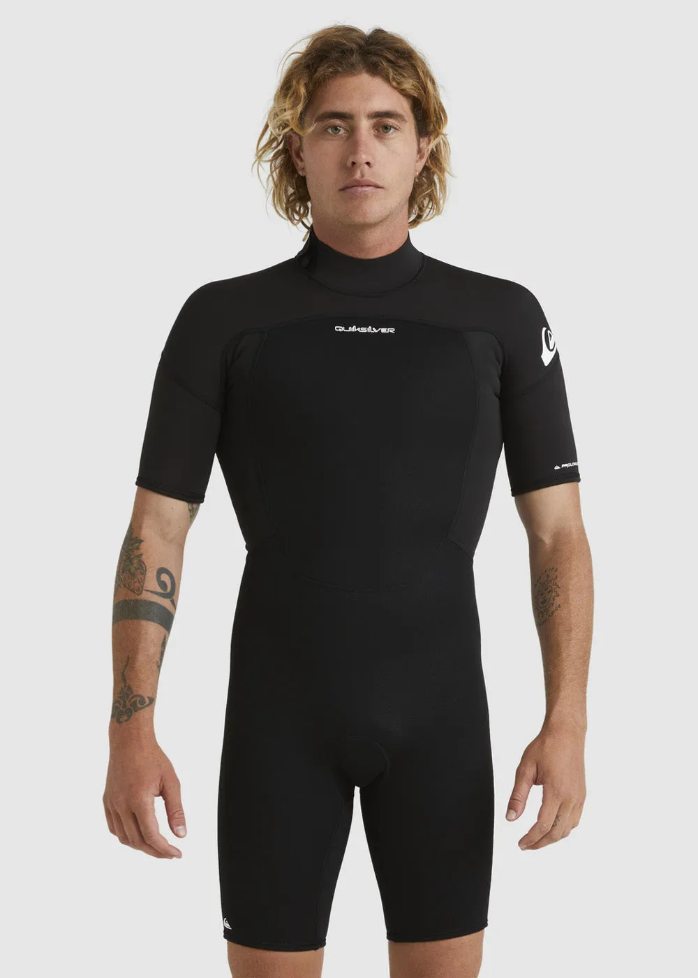 Quiksilver Mens Prologue 2mm BZ FL Spring Suit Wetsuit