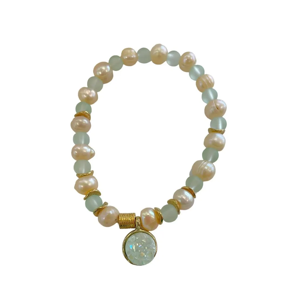 Sea Melody Gemstone Stretch Bracelets