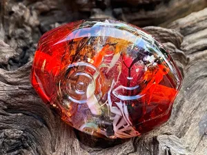 Serendipity Red Lampwork Focal Bead SRA