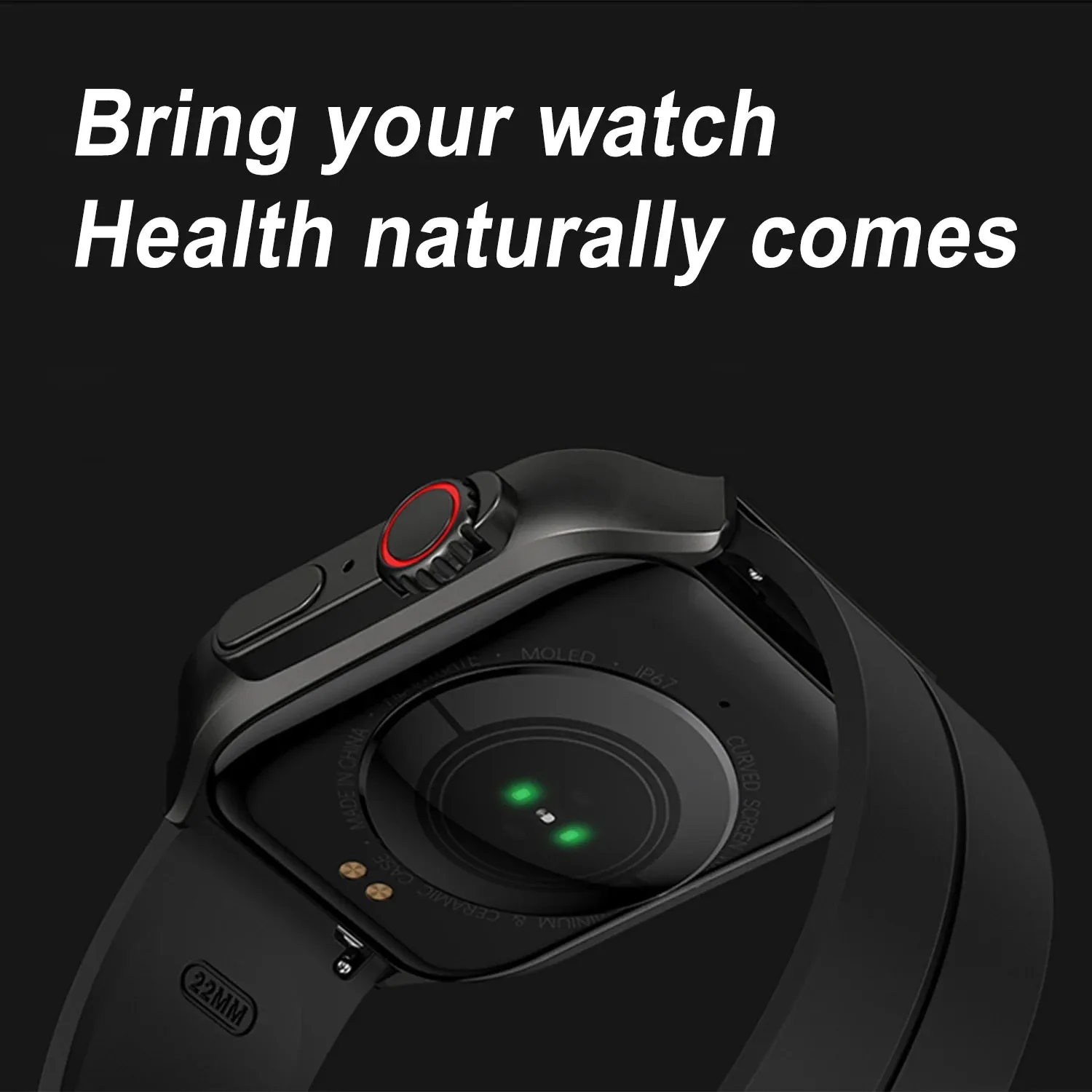 Smart Watch 1.96"Full Touch for Android and Iphone Bluetooth Call 300Mah Battery Capacity Smartwatches with Fitness Tracker 100  Sports Modes Waterproof Wrist Watch for Men Women（Black）