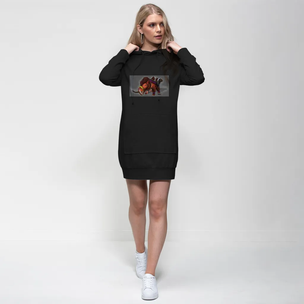 Spam The Death Mount Pig Premium Adult Hoodie Dress