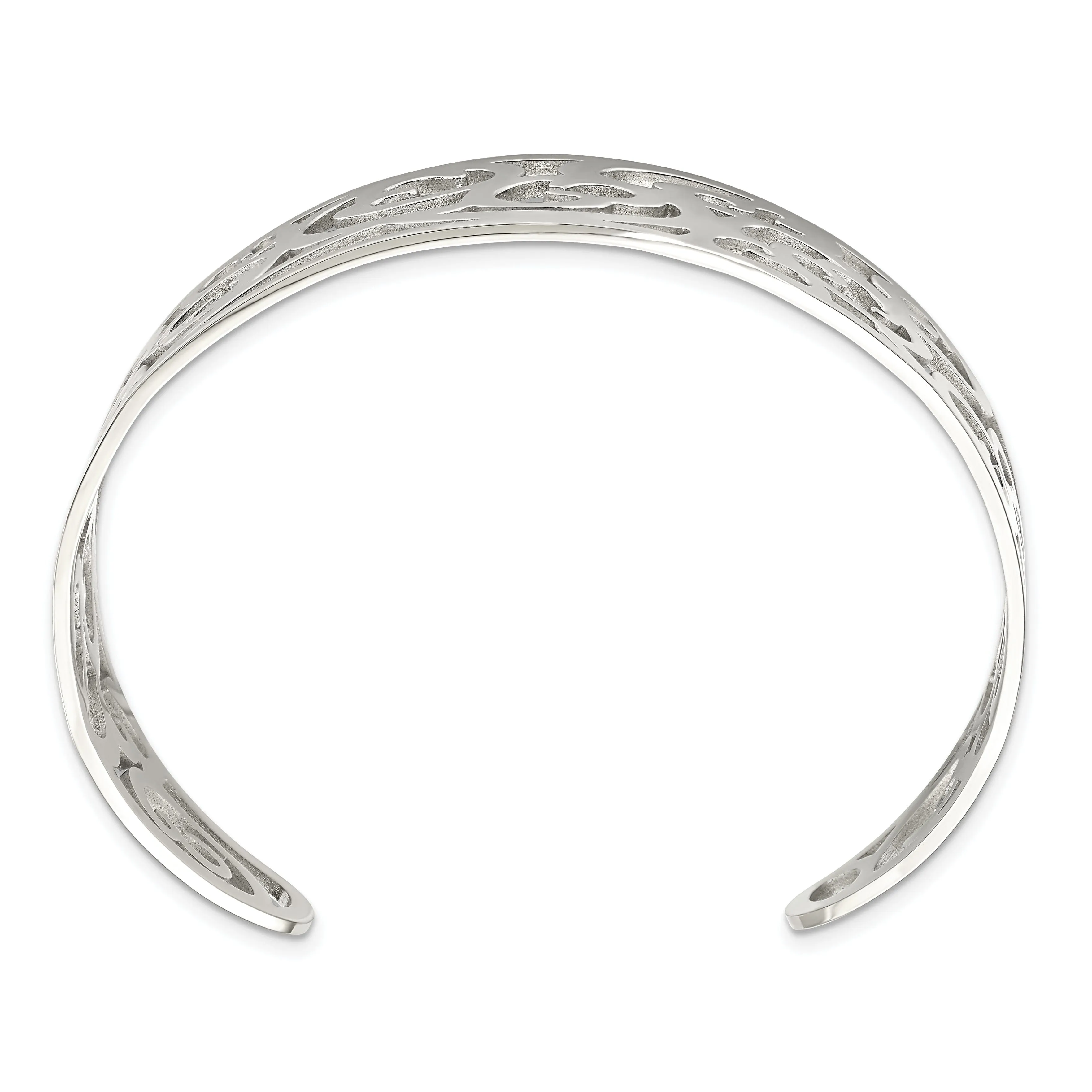 Stainless Steel Fancy Cuff Bracelet